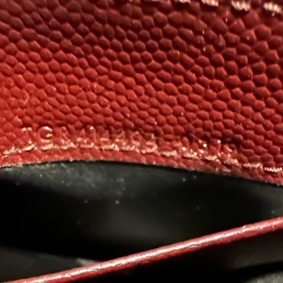 RESERVED Yves Saint Laurent Brown/Dark Burgundy Compact Wallet - Picture 14 of 14